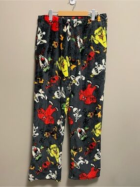 Looney Tunes Fleece Halloween PJ Pants Men Women XL